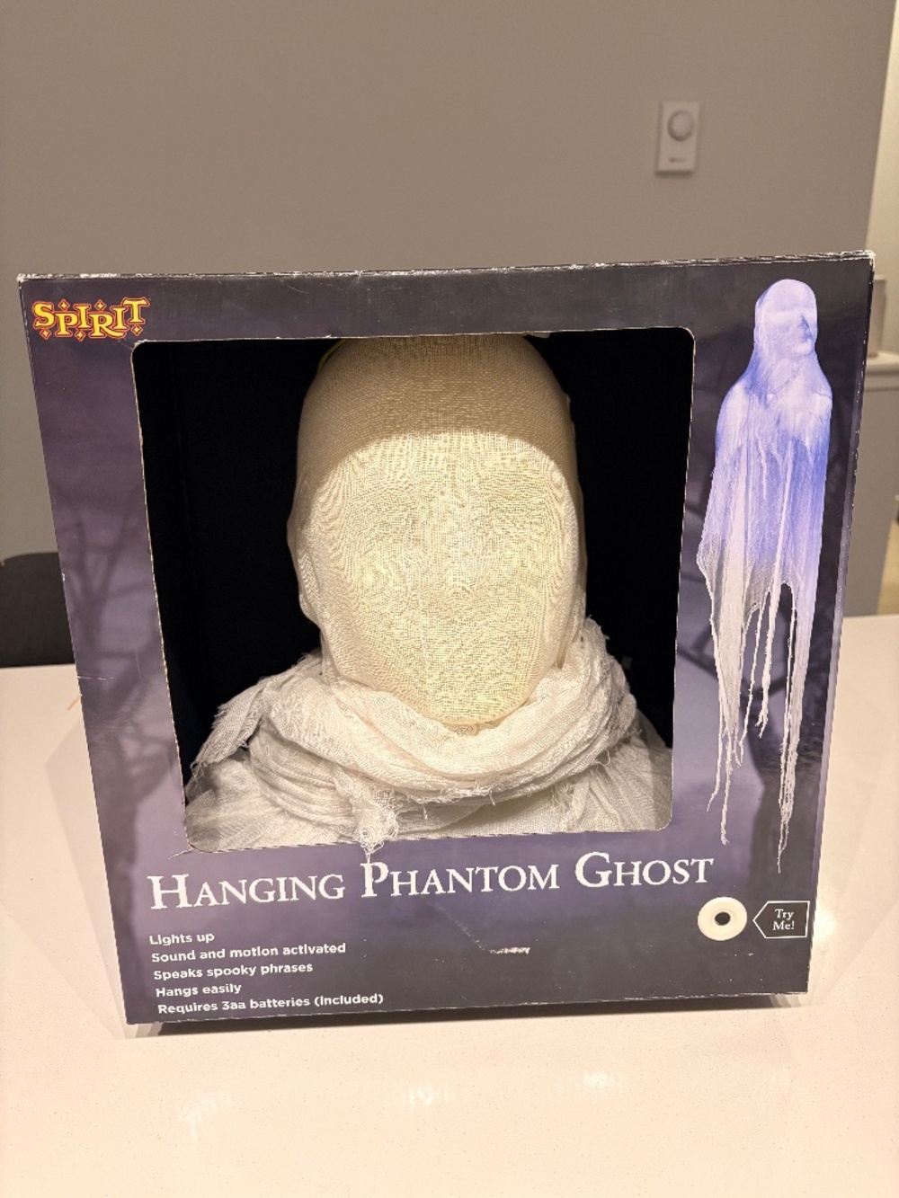 Hanging phantom ghost Halloween decor